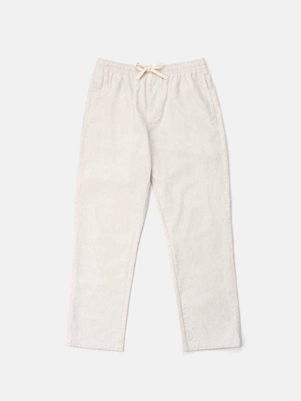 Rhythm Men's Linen Jam Pant Bone Drawstring Relaxed Casual Pants Size 28